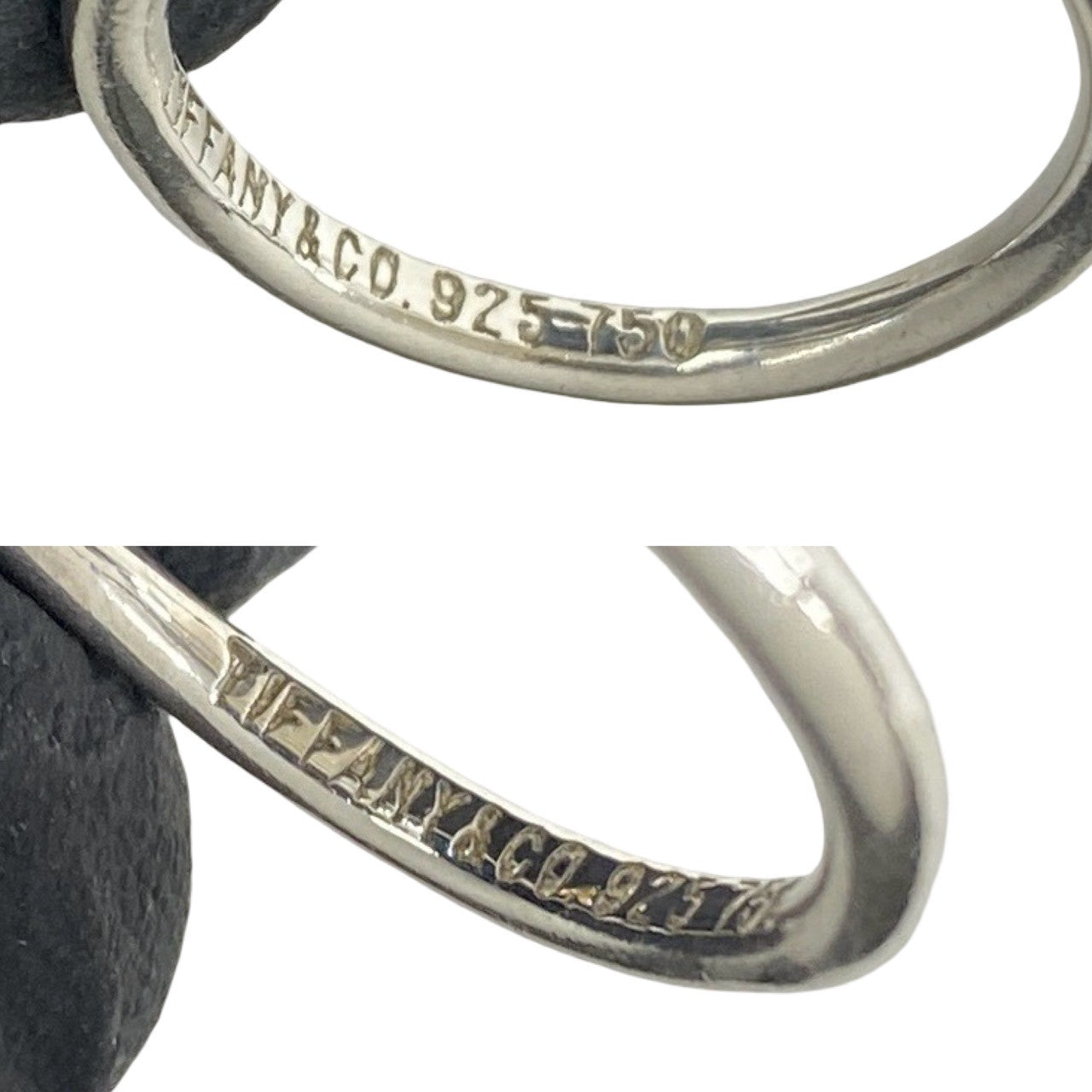 TIFFANY&Co. ティファニー (Vintage) フック＆アイ リング 925 K18