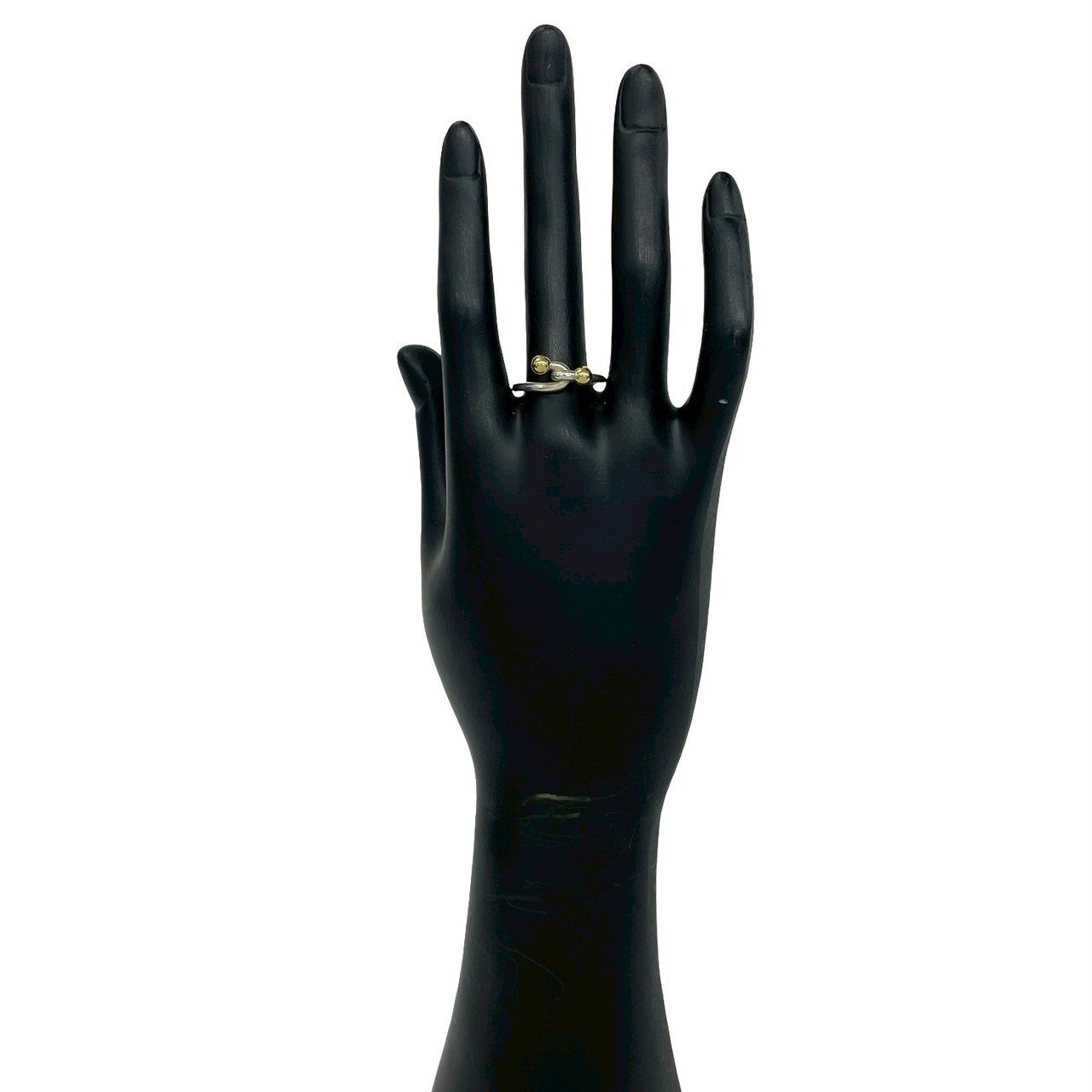 TIFFANY&Co. ティファニー (Vintage) フック＆アイ リング 925 K18