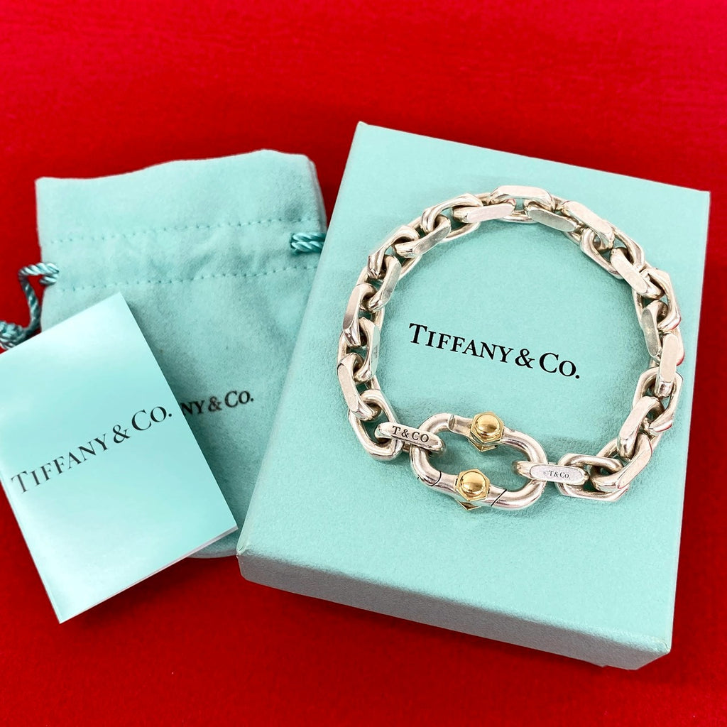 TIFFANY&Co. ティファニー メイカーズ ブレスレット 925 K18 750YG – Trip