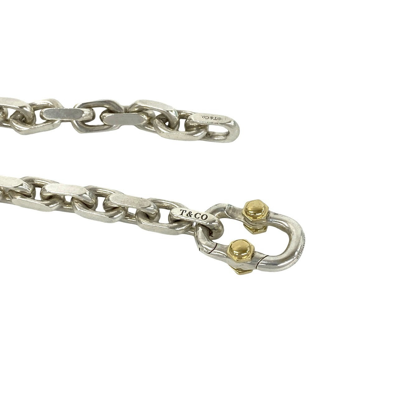 ^*^様 Tiffany Go ブレスレット TIFFANY&Co. ティファニー メイカーズ ブレスレット 925 K18 750YG – Trip