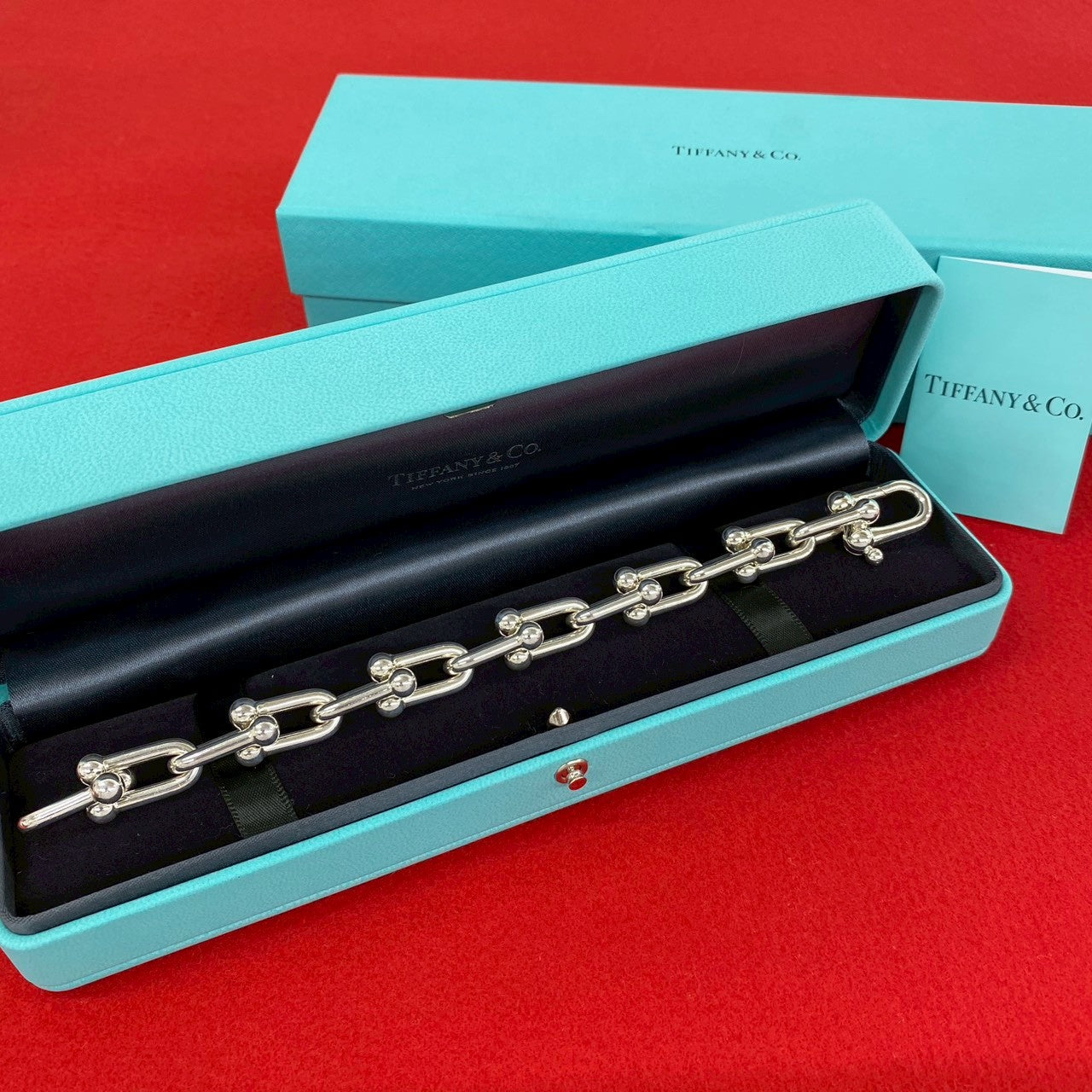 100%本物 超美品 ティファニー ハードウェア ラージ リンク ブレスレット TIFFANY&Co. ティファニー ハードウェア ラージリンク ブレスレット – Trip
