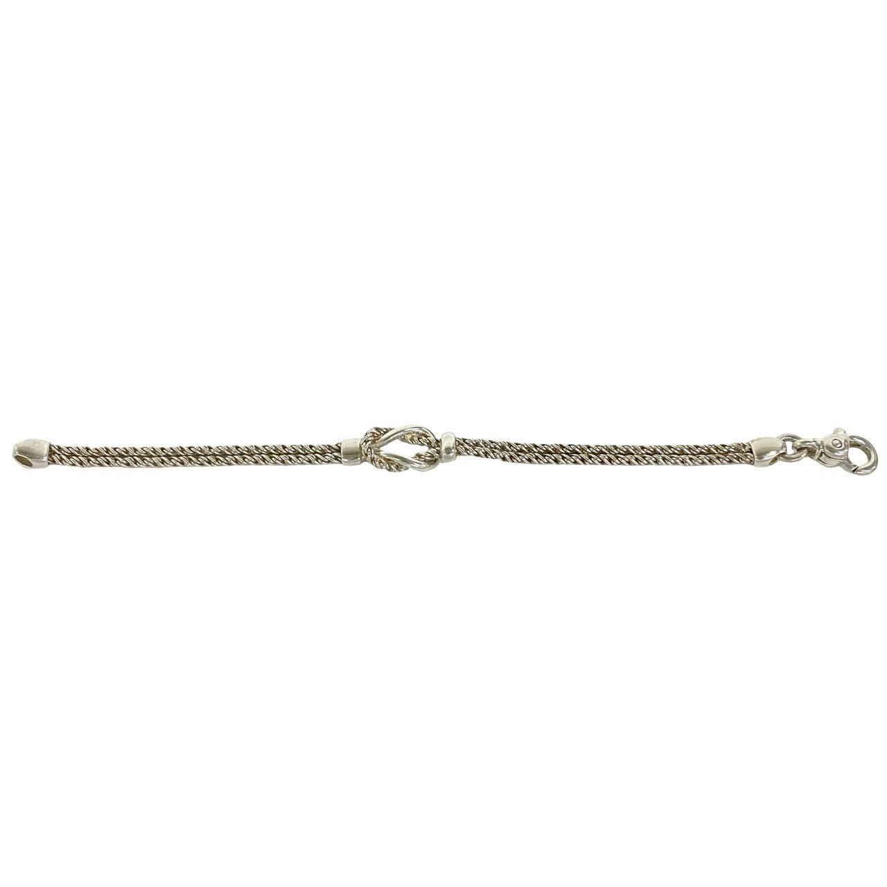 TIFFANY&Co. ティファニー ダブルロープ センターノット ブレスレット