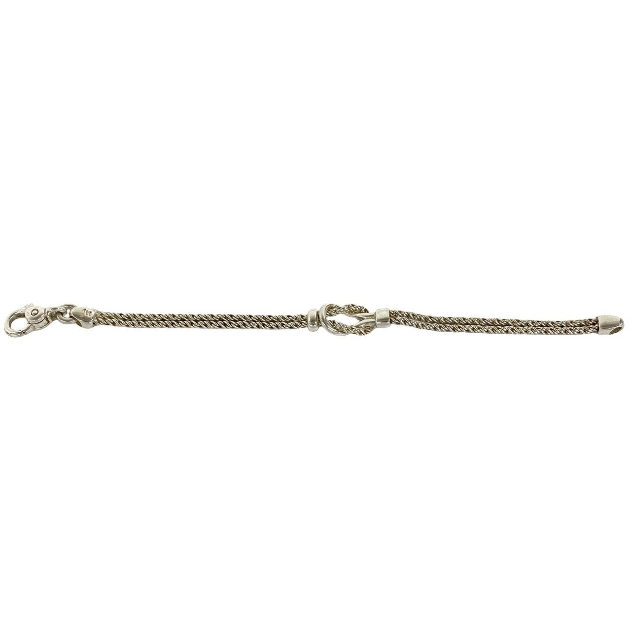 TIFFANY&Co. ティファニー ダブルロープ センターノット ブレスレット