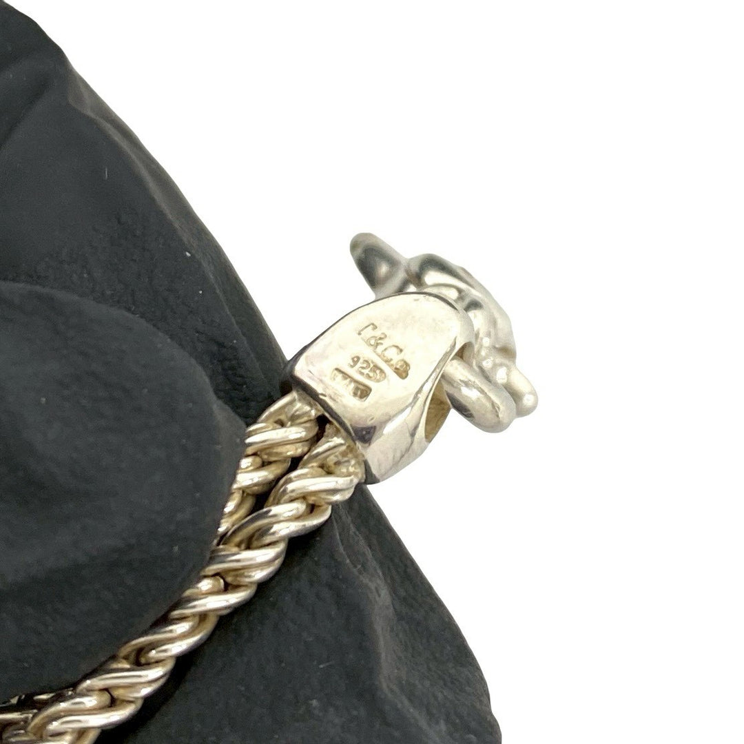 ブレスレット ティファニー ダブルロープ センターノット ブレスレット