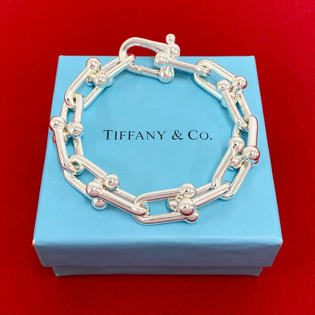TIFFANY&Co. ティファニー ハードウェア ラージ リンク ブレスレット