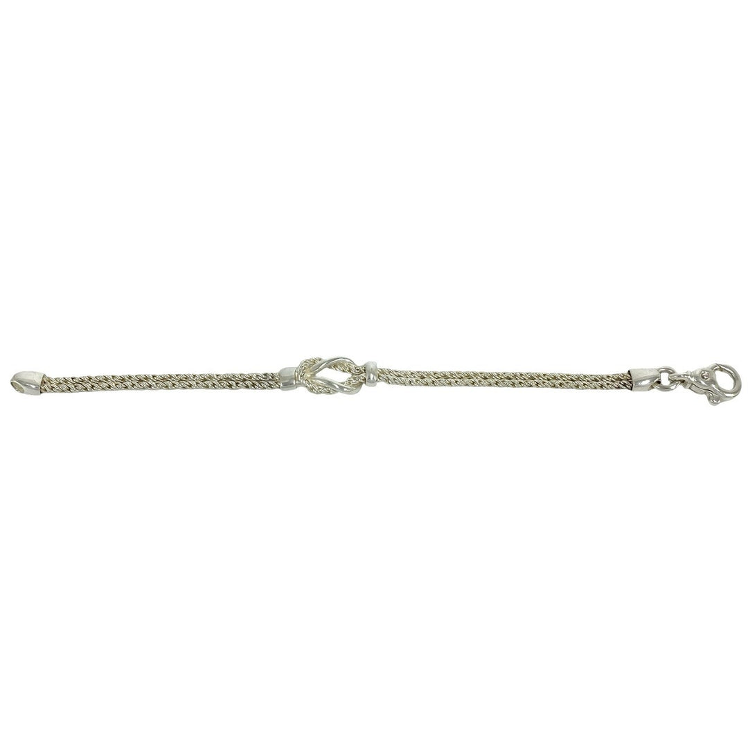 ブレスレット ティファニー ダブルロープ センターノット ブレスレット