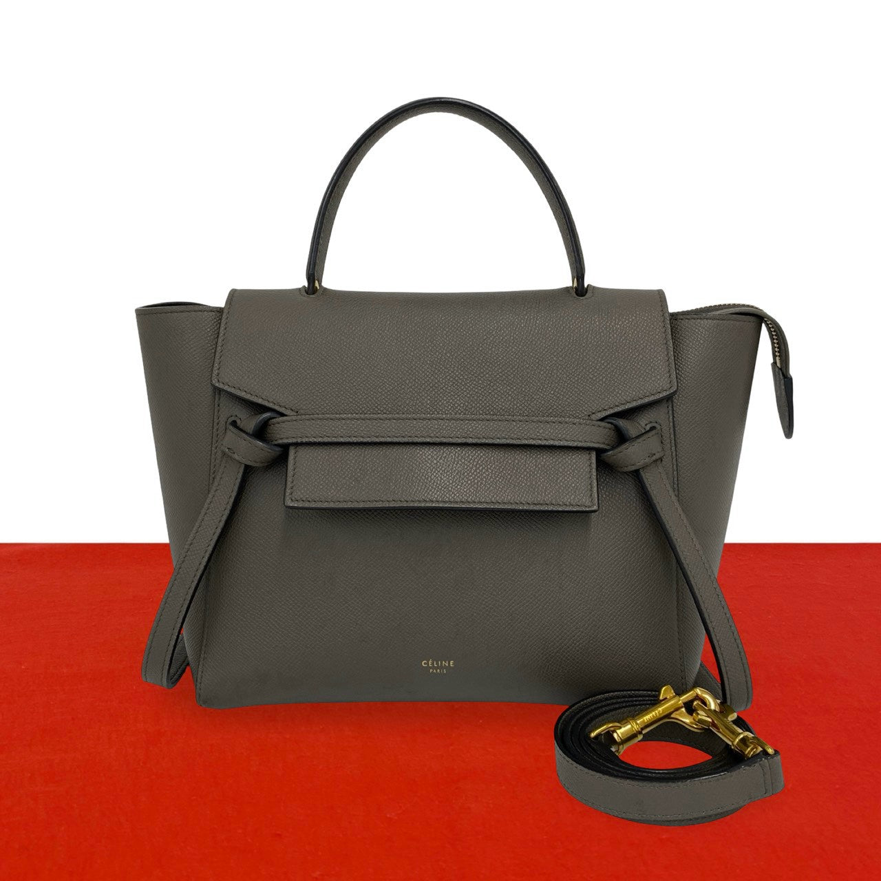 CELINE セリーヌ ベルトバック マイクロ ショルダーバッグ – Trip
