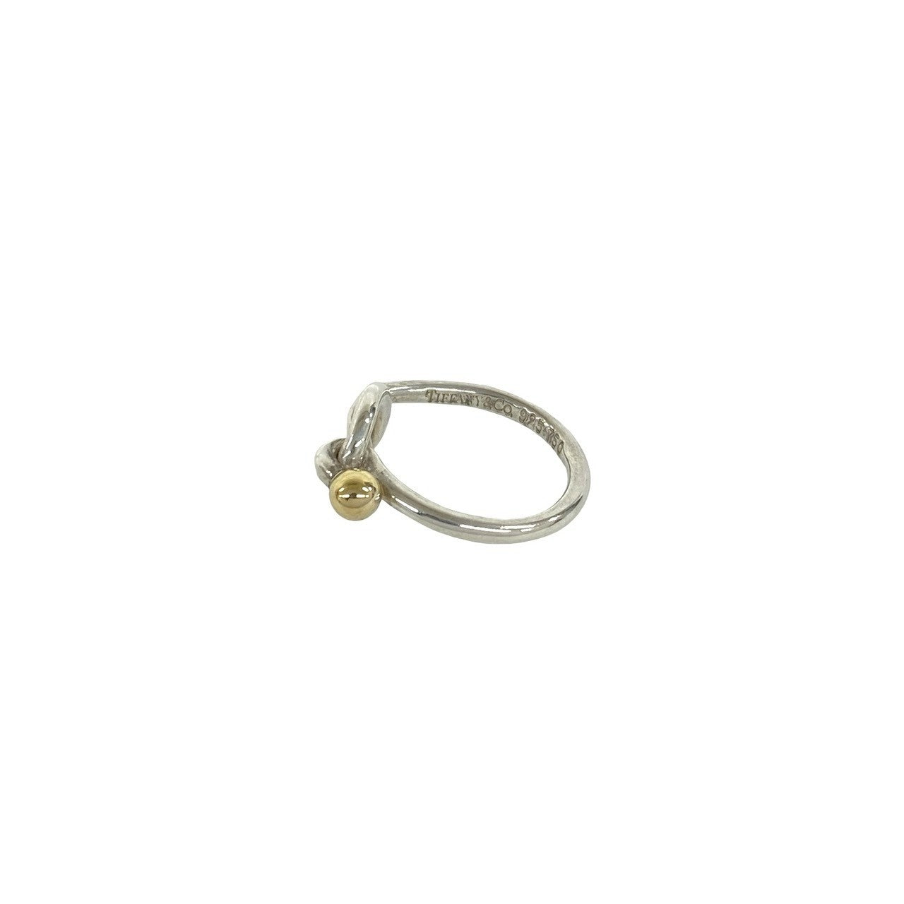 TIFFANY&Co. ティファニー (Vintage) ラブノット リング 925 K18 750YG
