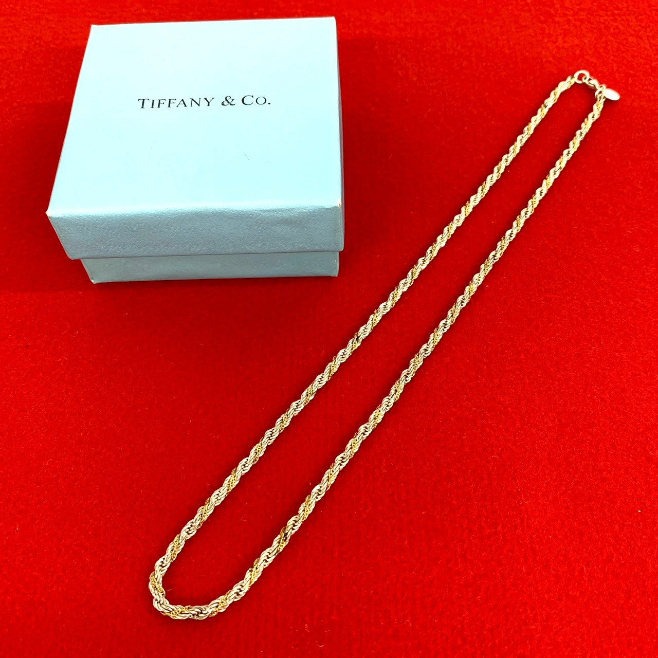 TIFFANY&Co. ティファニー (Vintage) ツイストチェーン ネックレス 925