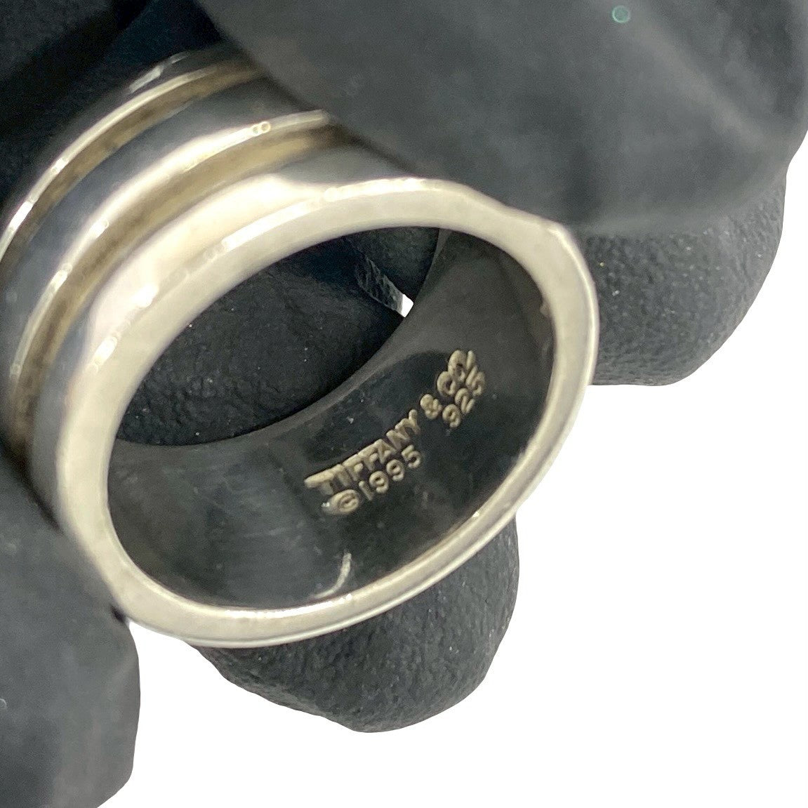 TIFFANY&Co. ティファニー (Vintage) グルーブド ダブルライン リング