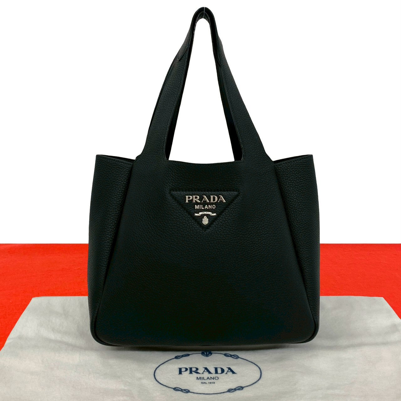 PRADA ブラック ハンドバッグ 約26cm PRADA プラダ ハンドバッグ – Trip