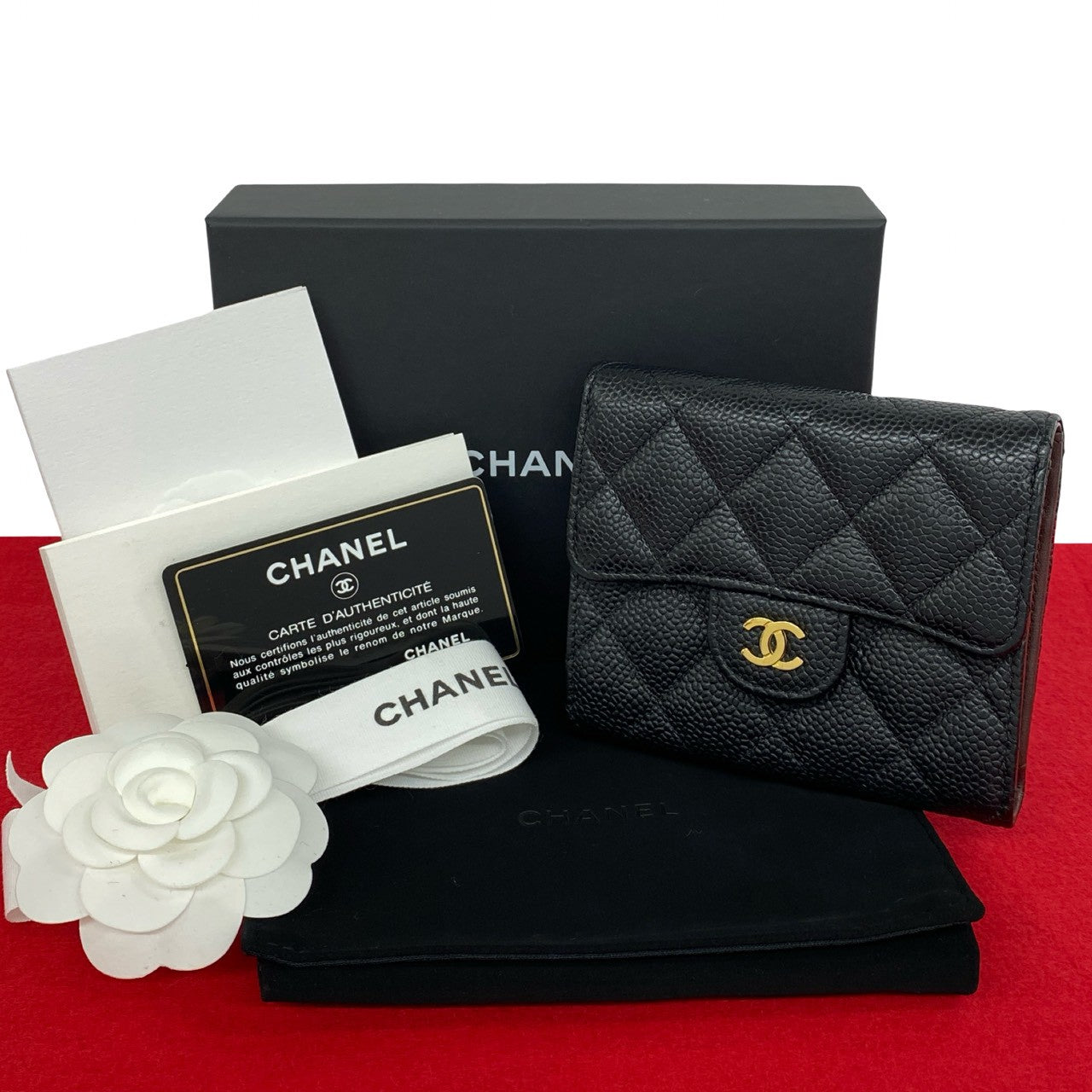 CHANEL ウォレット　三つ折り財布 CHANEL シャネル 三つ折り財布 – Trip