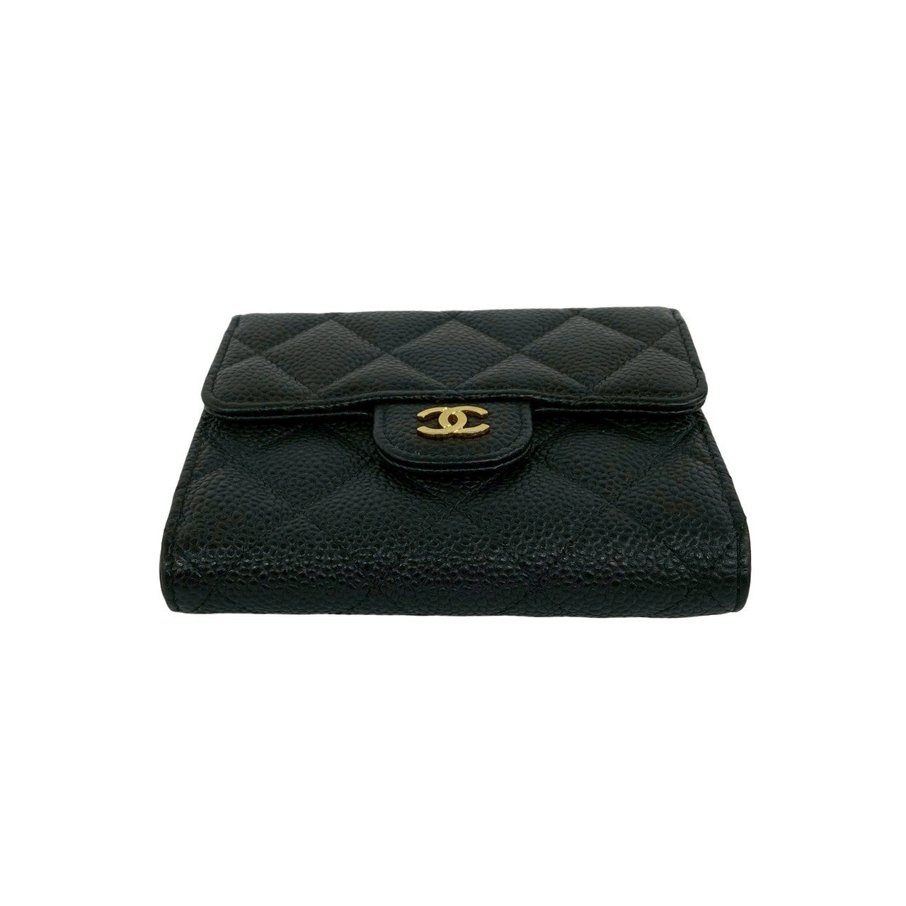 CHANEL シャネル ノベルティ ブラック 三つ折り財布 黒 シリアルナンバー CHANEL シャネル 三つ折り財布 – Trip