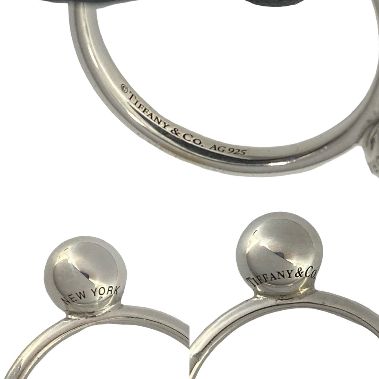 TIFFANY&Co. ティファニー ハードウェア ボールリング 指輪 – Trip