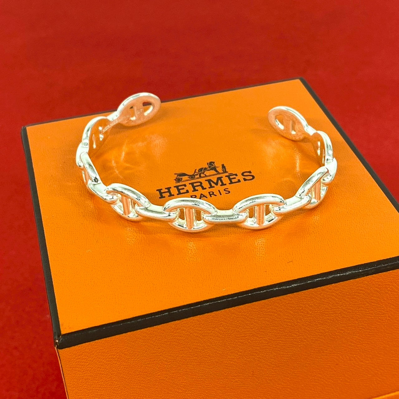 エルメスバングル HERMES エルメス アンシェネ バングル – Trip
