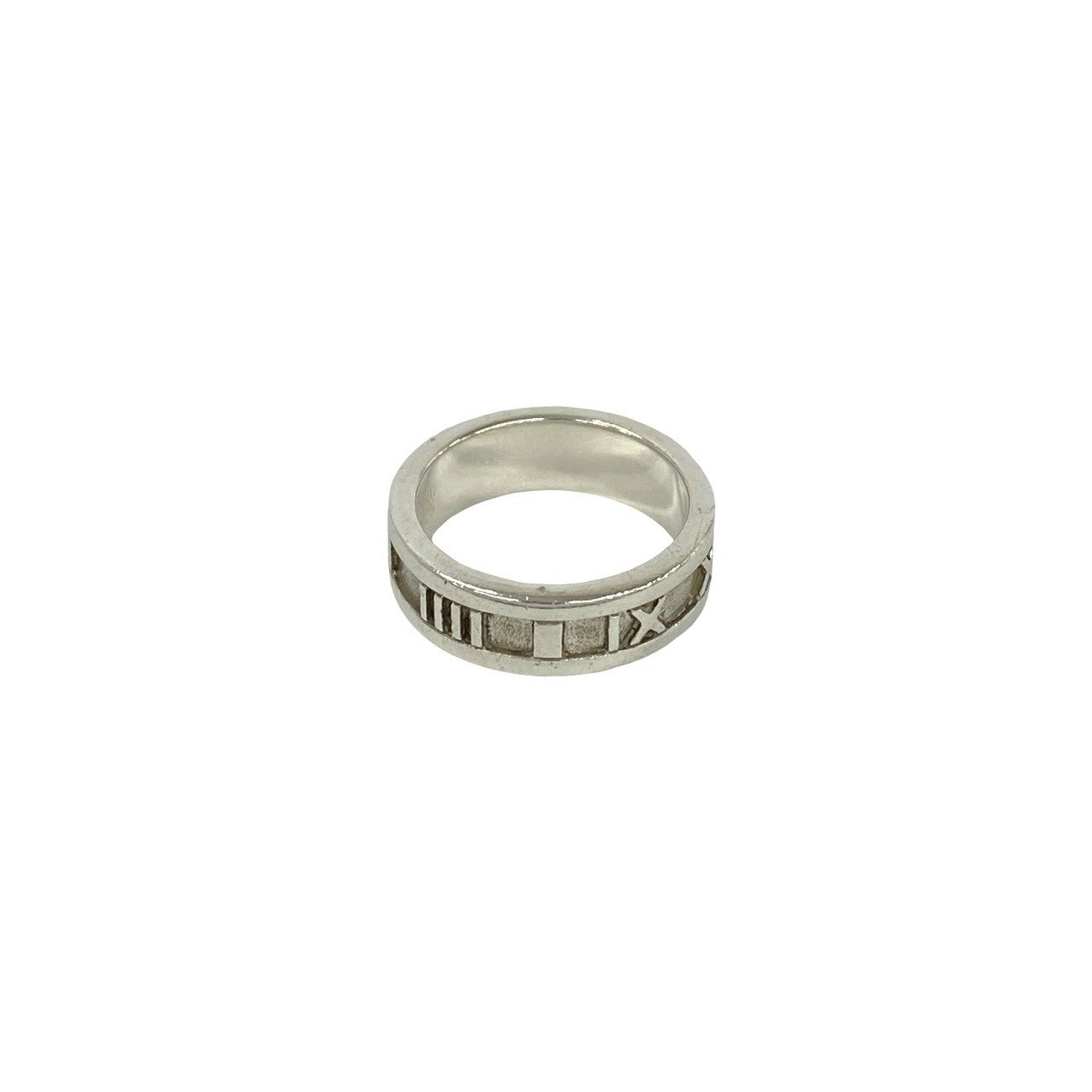 ●SALE●【ティファニー】アトラス　カーブ　エッジ　リング　１７号　1848 TIFFANY&Co. Tiffany (Vintage) Atlas Ring Ring – Trip