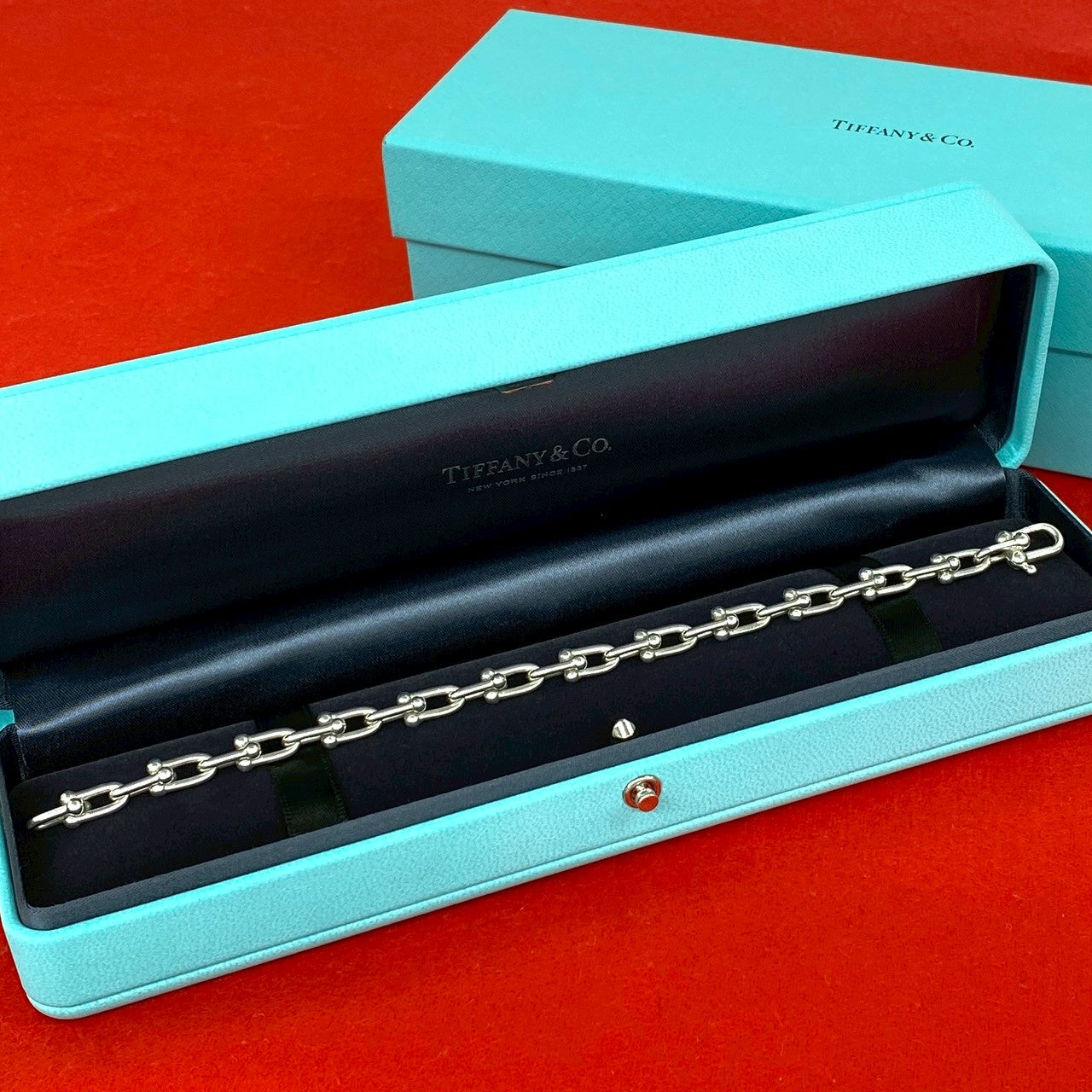 ティファニー ハードウェア スモール リンク ブレスレット 26コマレディース TIFFANY&Co. ティファニー ハードウェア スモールリンク 26コマ