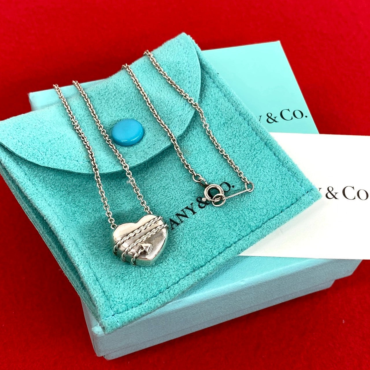 新品未使用 Tiffany & Co. ハート&アロー ネックレス ペンダント TIFFANY&Co. ティファニー (Vintage) ハート＆アロー ネックレス – Trip
