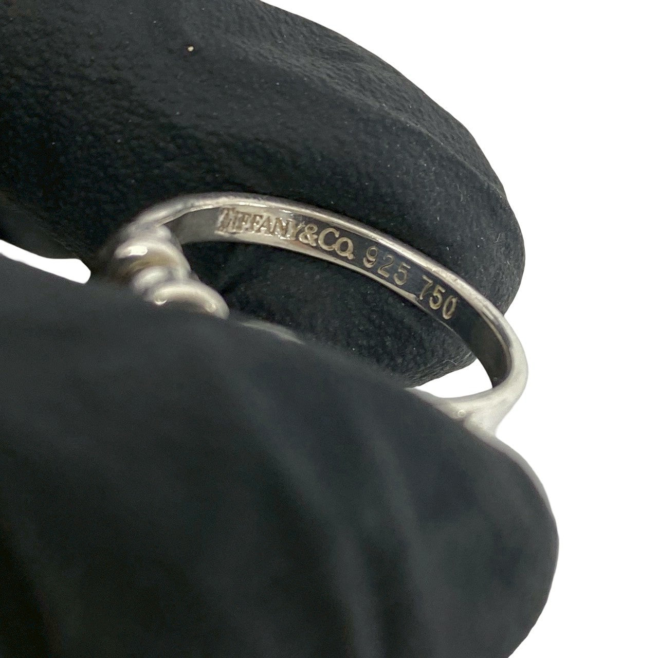 TIFFANY&Co. ティファニー (Vintage) フック＆アイ リング 925 K18