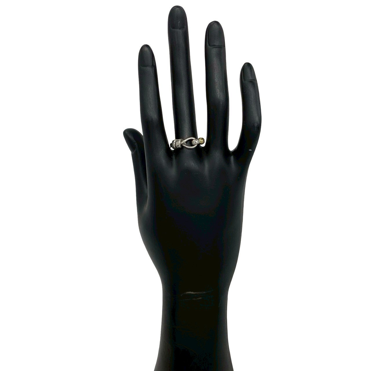 TIFFANY&Co. ティファニー (Vintage) フック＆アイ リング 925 K18