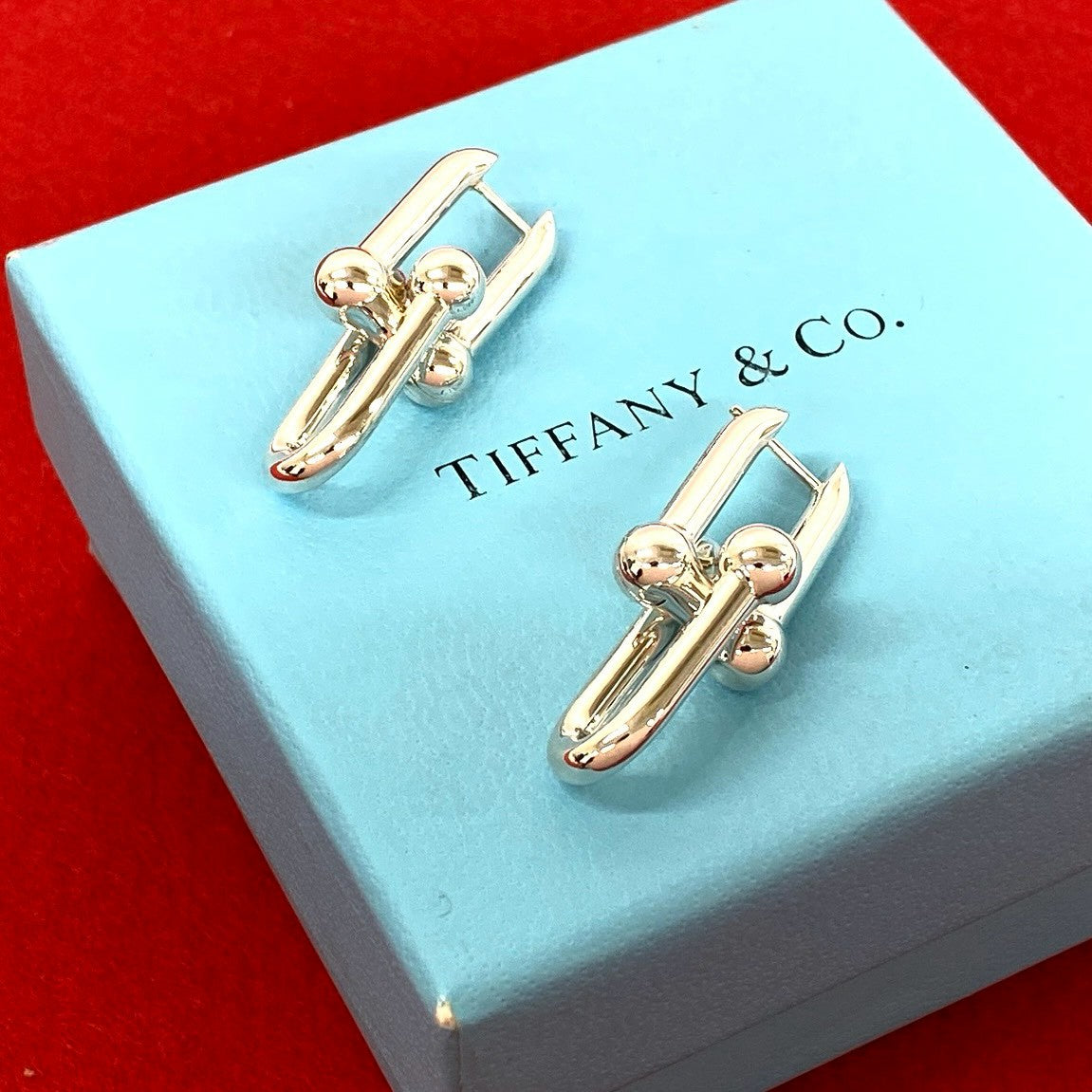 TIFFANY&Co. ティファニー ハードウェア ラージリンク ピアス – Trip