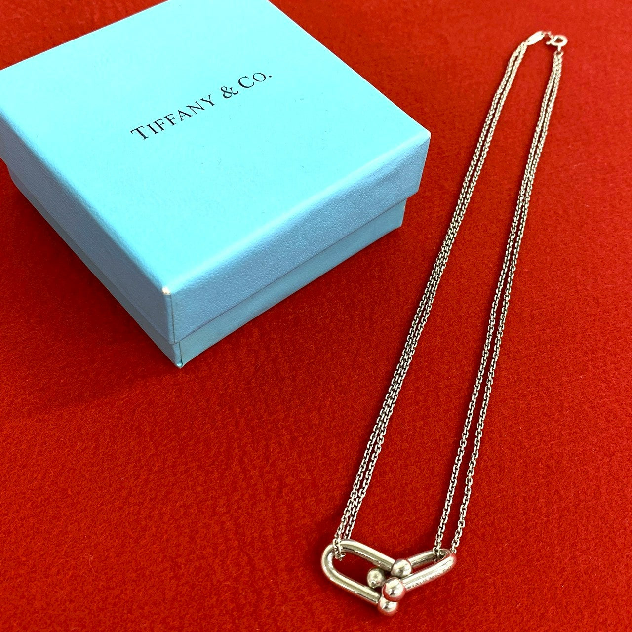 TIFFANY&Co. ティファニー ハードウェア ダブルリンク ネックレス – Trip