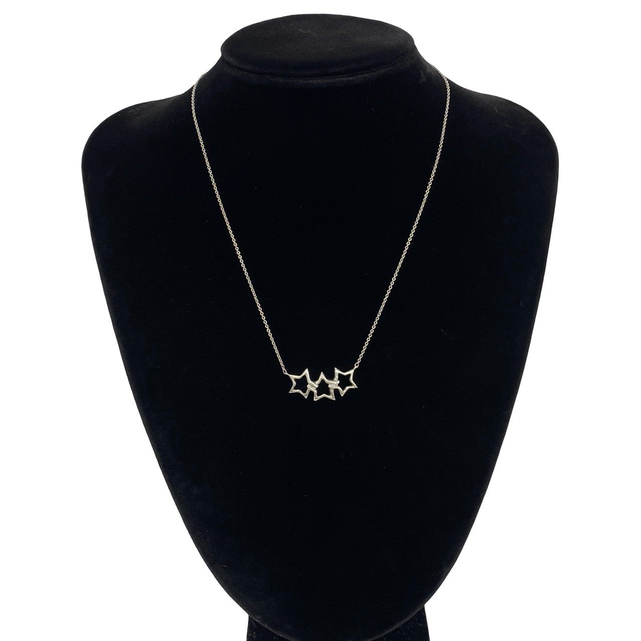【希少】Tiffany & Co. トリプルスター ネックレス　シルバー　925 TIFFANY&Co. ティファニー (Vintage) トリプルスター ネックレス – Trip