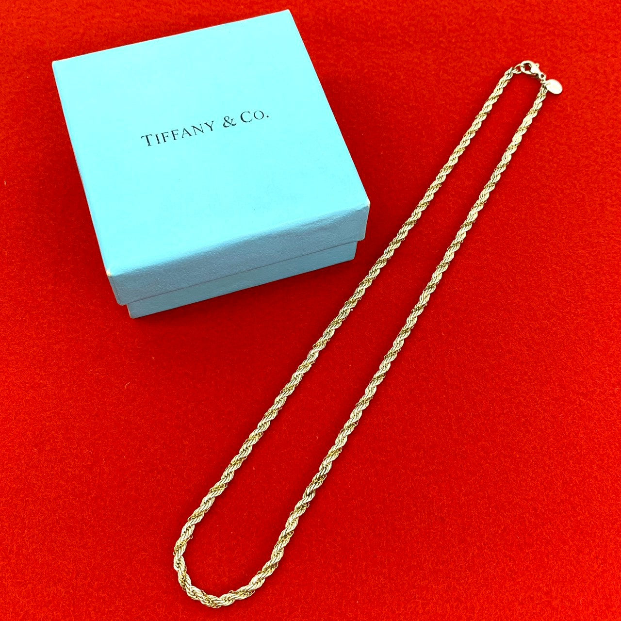 TIFFANY&Co. ティファニー (Vintage) ツイスト ロープ ネックレス 925