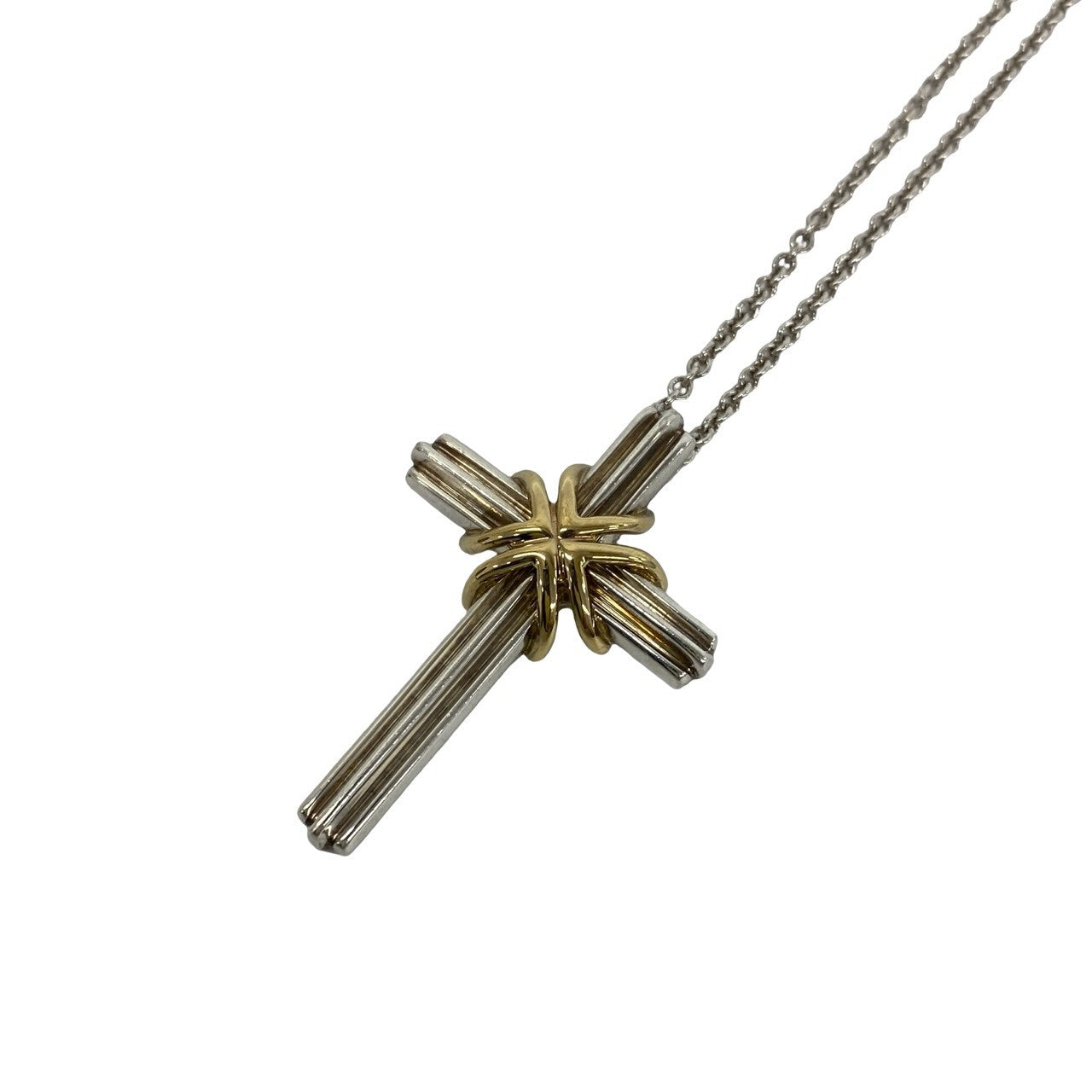 TIFFANY&Co. ティファニー (Vintage) シグネチャー クロス ネックレス