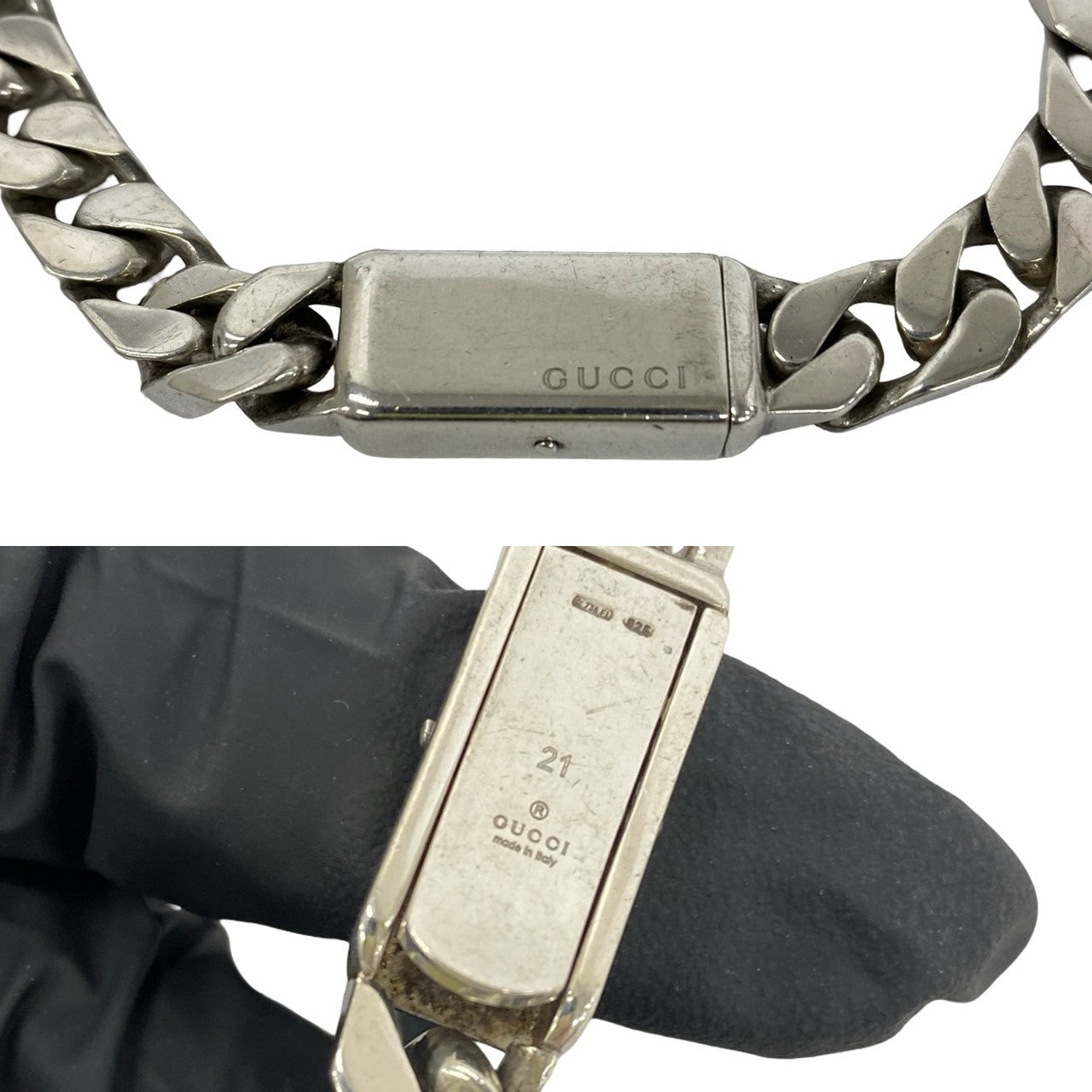 GUCCI 喜平シルバーチェーンブレスレット GUCCI グッチ (Vintage) 喜平 チェーン ブレスレット – Trip