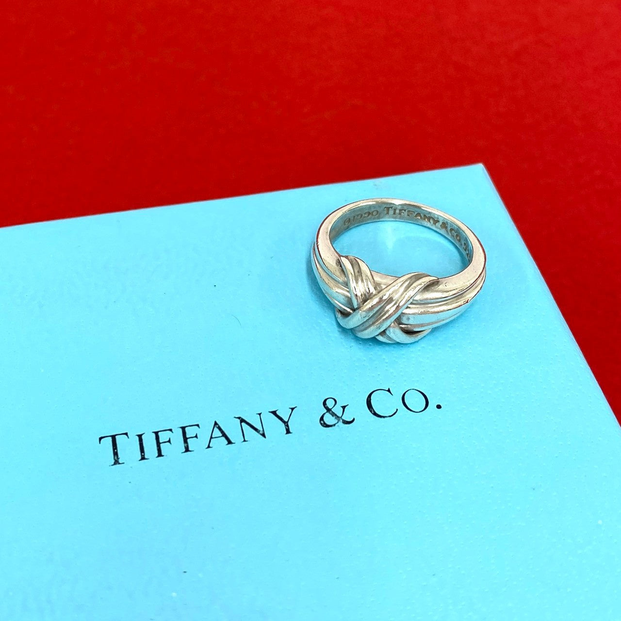 TIFFANY&Co. ティファニー (Vintage) シグネチャークロス リング 指輪