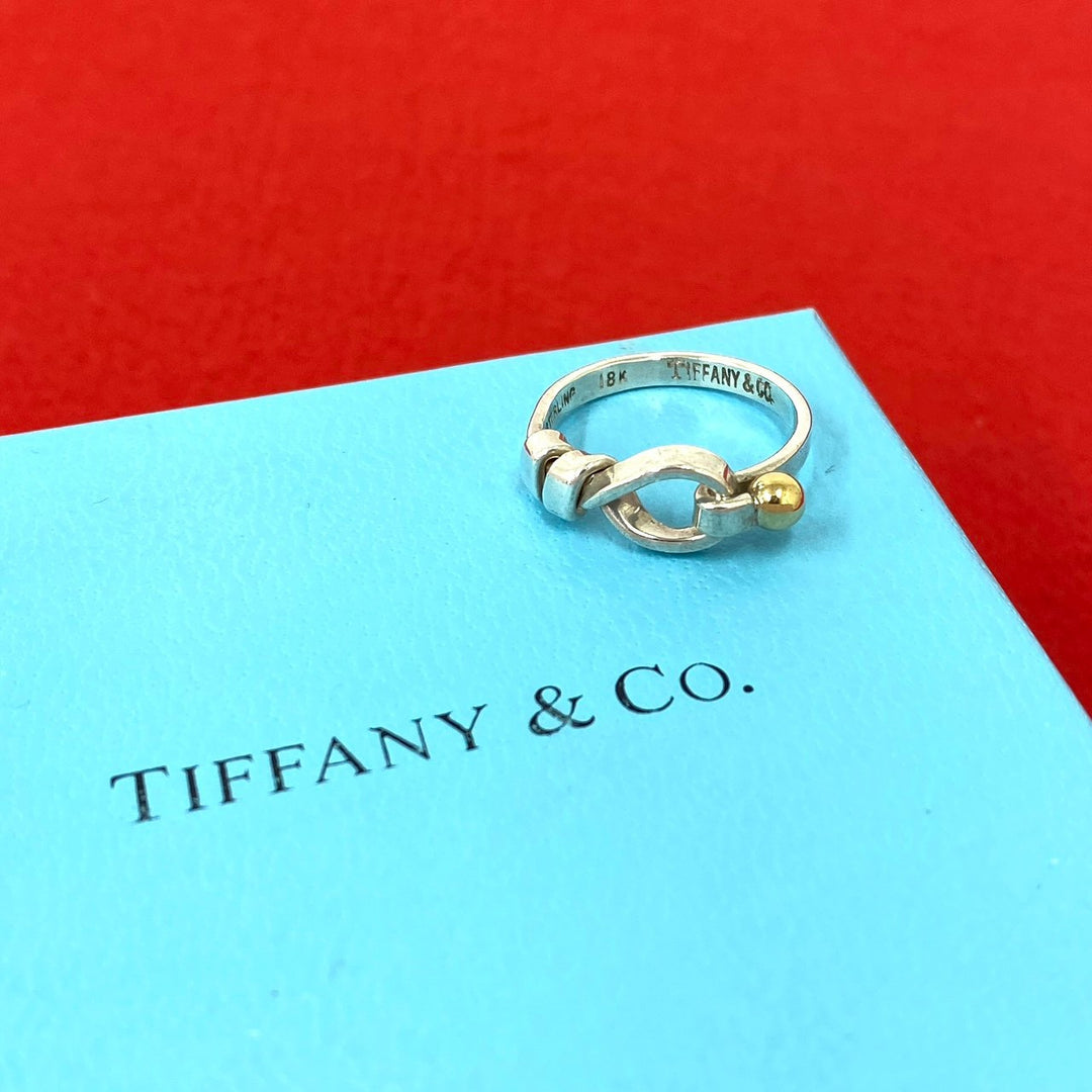 リング・指輪 ティファニー フック＆アイ ラブノット リング