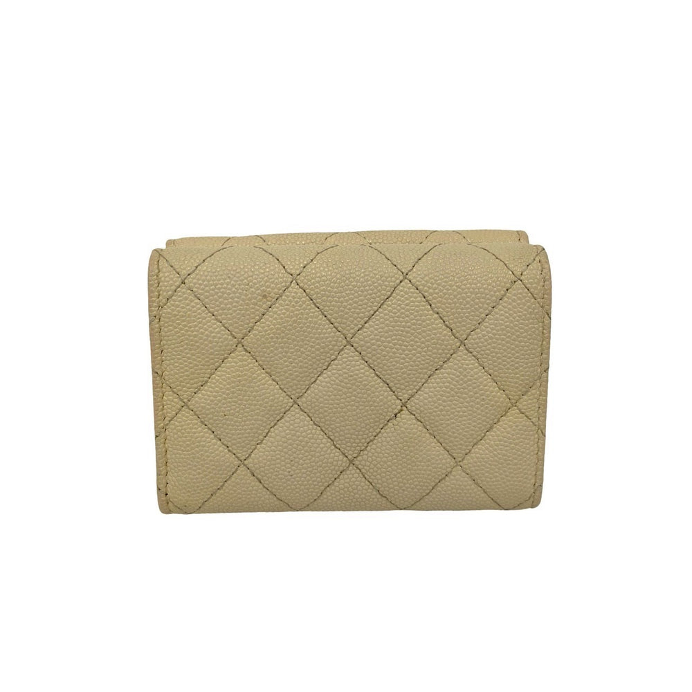 Tri-fold wallet Chanel Matelasse