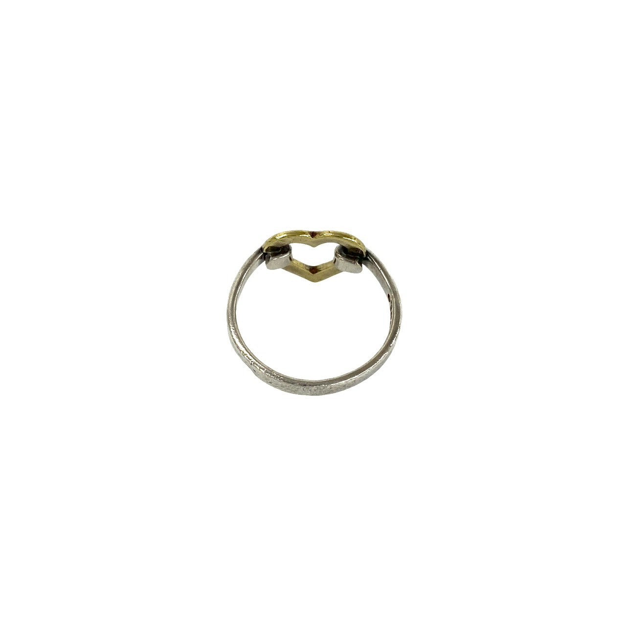 TIFFANY&Co. ティファニー (Vintage) オープンハート リング 925 K18