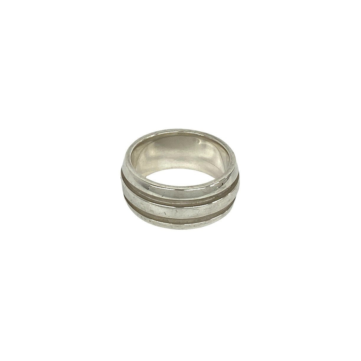 TIFFANY&Co. ティファニー (Vintage) グルーブ ド ダブルライン リング