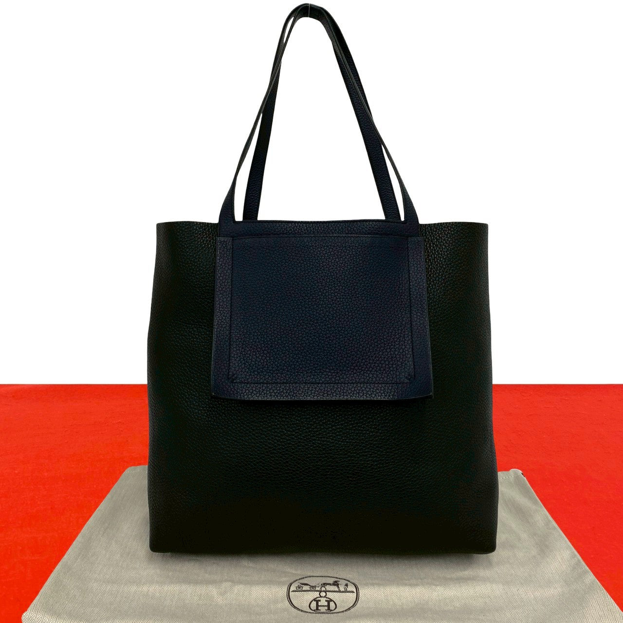HERMES エルメス カバセリエ 46 トートバッグ トリヨンクレマンス