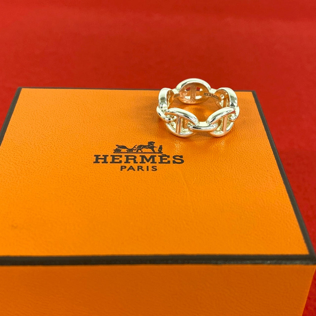 HERMES エルメス シェーヌダンクル アンシェネ リング 指輪 – Trip